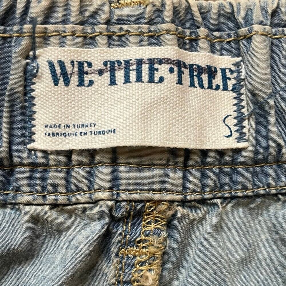 We the Free Shibuya Pull On Wide Leg Slouchy Smock Waist Jeans Size S Baggy Boho - Picture 8 of 8